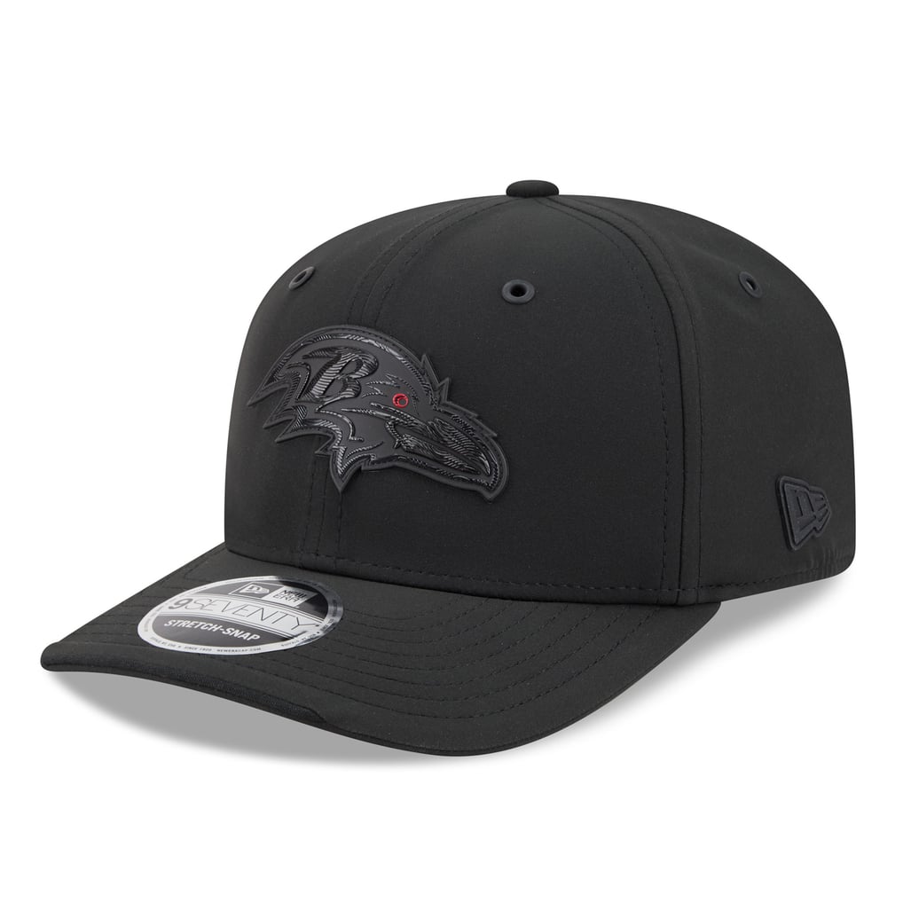Baltimore Ravens New Era 2026 Sideline 9SEVENTY Adjustable Hat - Black