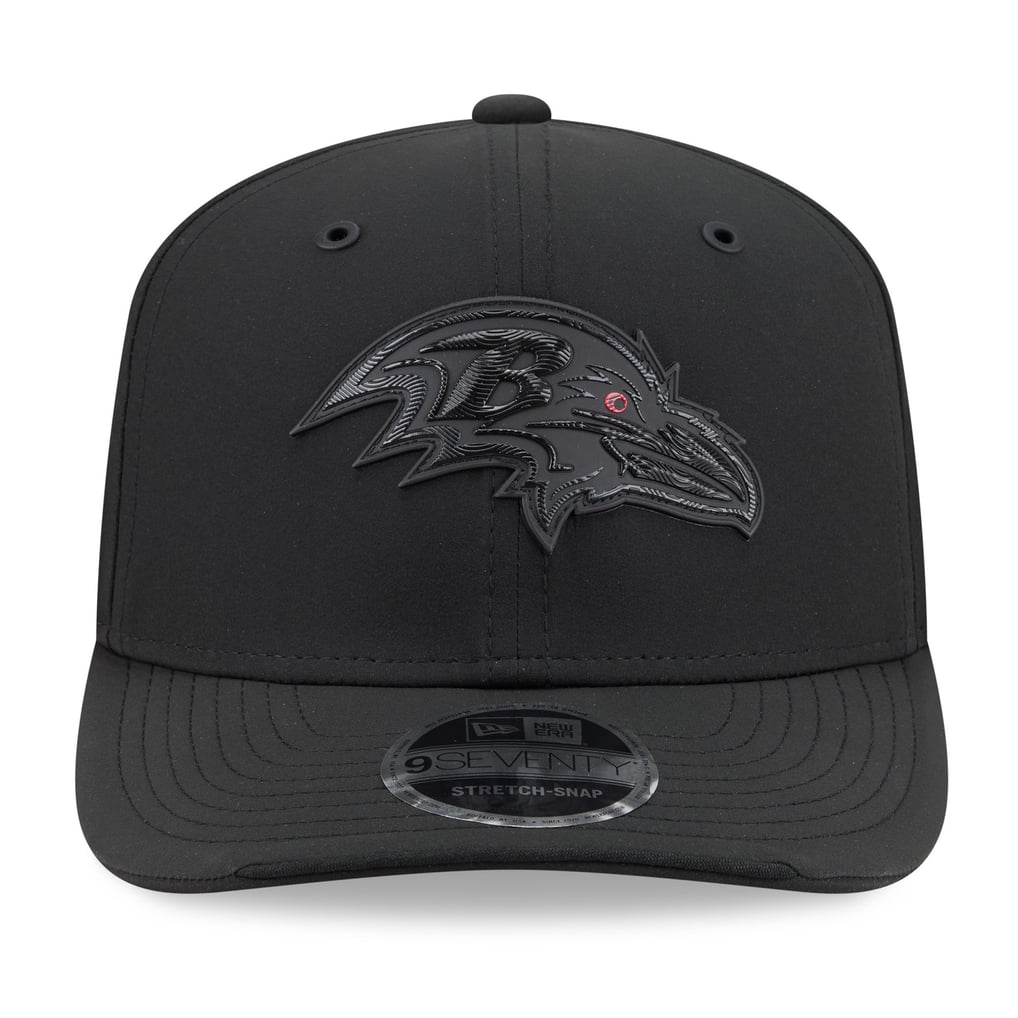 Baltimore Ravens New Era 2026 Sideline 9SEVENTY Adjustable Hat - Black