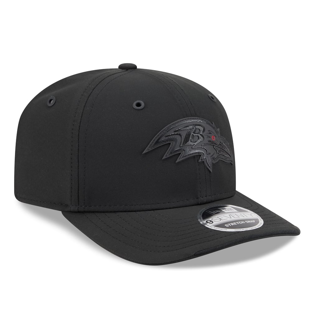 Baltimore Ravens New Era 2026 Sideline 9SEVENTY Adjustable Hat - Black