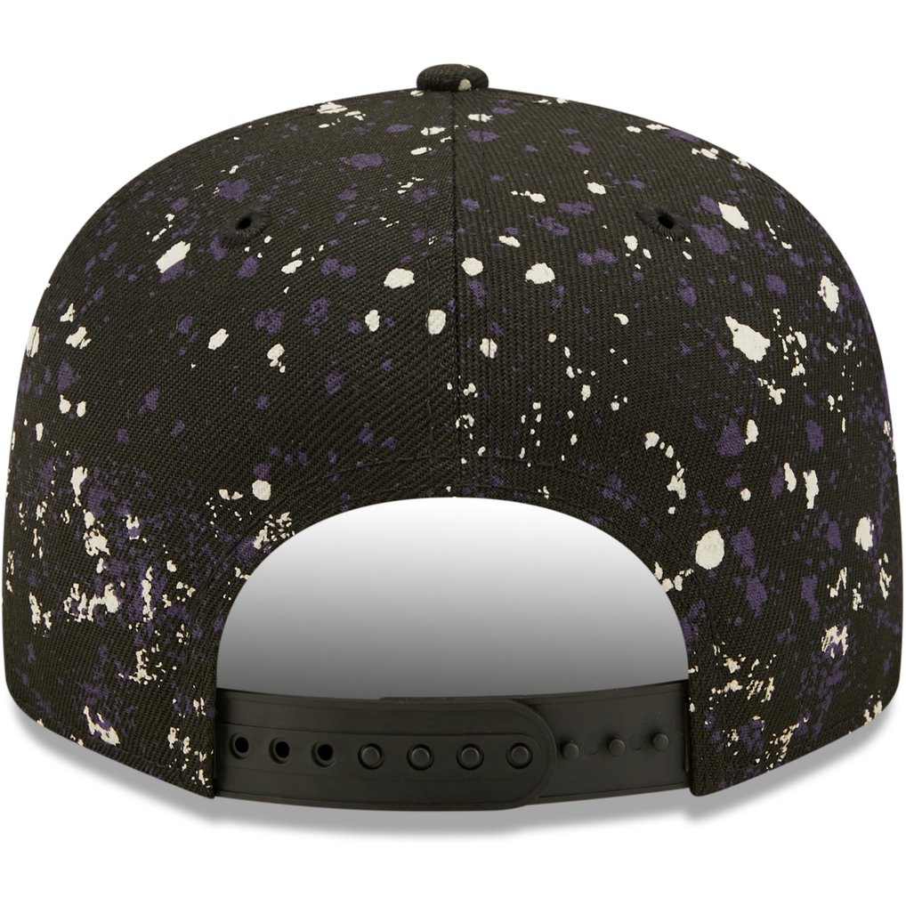 Baltimore Ravens New Era Splatter 9FIFTY Snapback Hat - Black