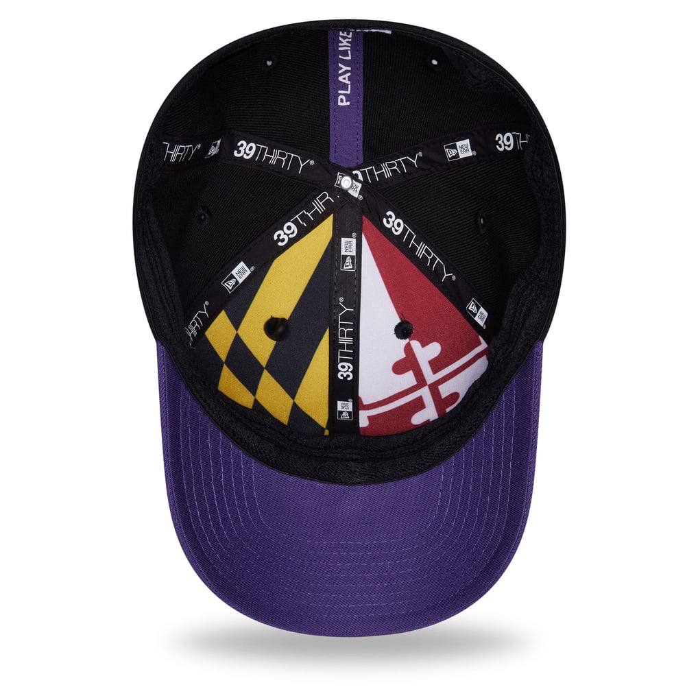  Baltimore Ravens New Era 2026 NFL Draft 39THIRTY M-Crown Flex Hat - Black/Purple