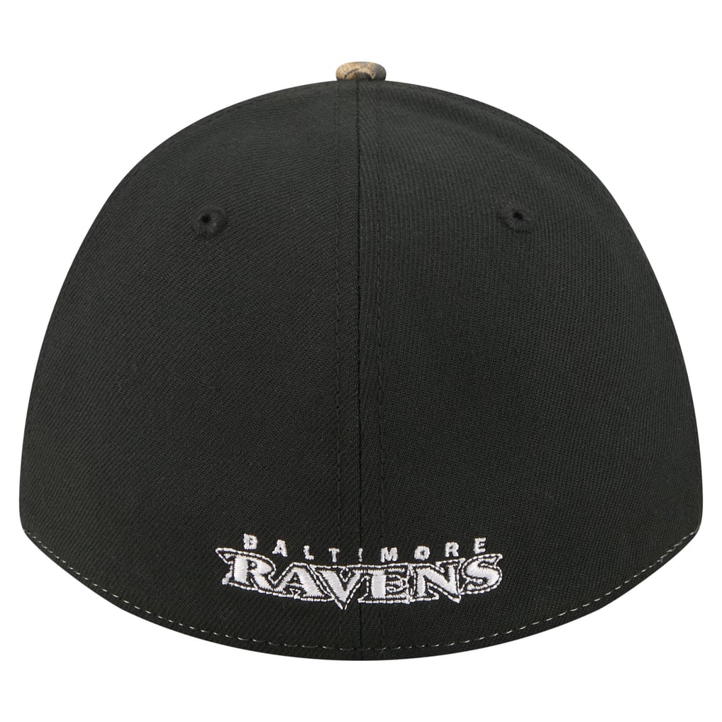 Baltimore Ravens New Era Team Collection RealTree 39THIRTY M-Crown A-Frame Flex Hat - Camo/Black