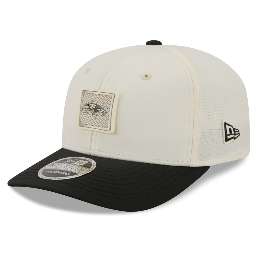  Baltimore Ravens New Era 2026 NFL Training Camp 9SEVENTY Adjustable Hat - Cream/Black