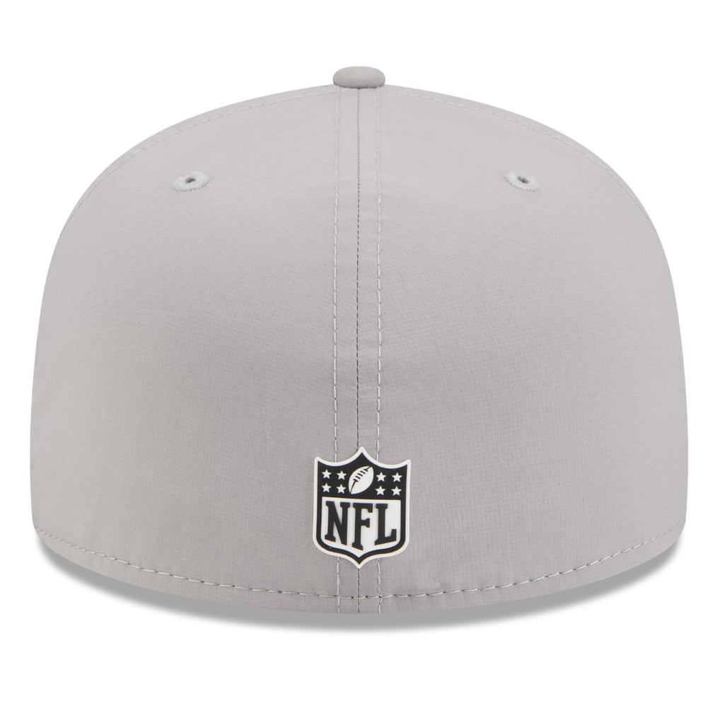 Baltimore Ravens New Era 2025 Sideline  59FIFTY Fitted Hat - Gray