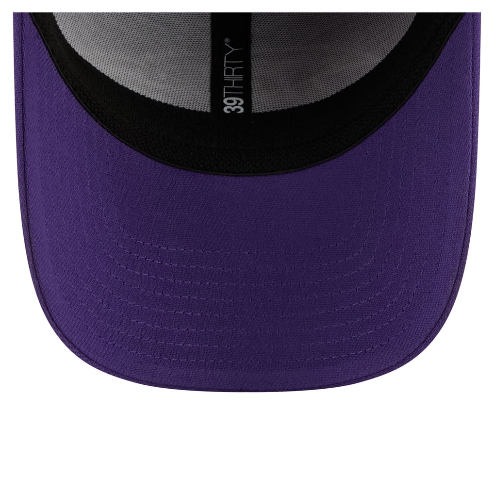  Baltimore Ravens New Era Core Team 39THIRTY Flex Hat - Purple