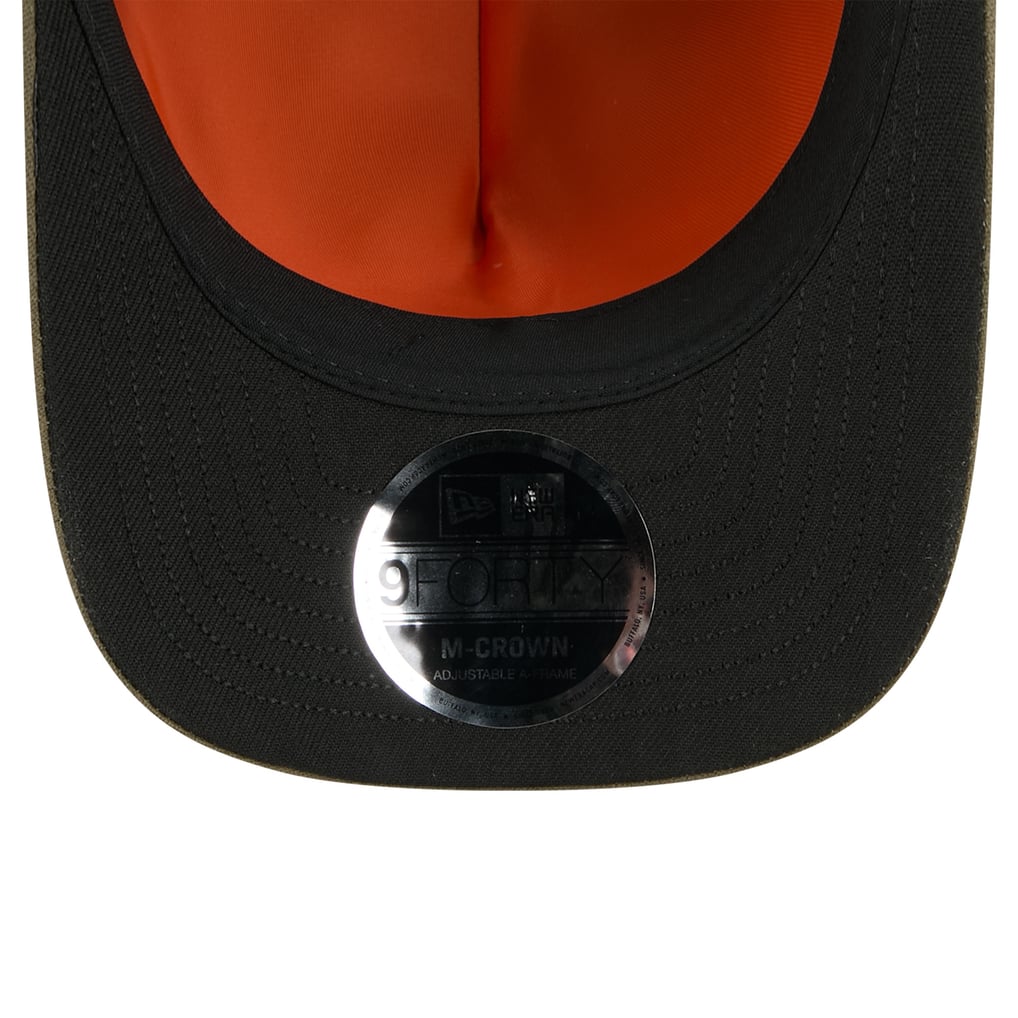  Baltimore Ravens New Era x Alpha Industries A-Frame 9FORTY Adjustable Hat - Olive