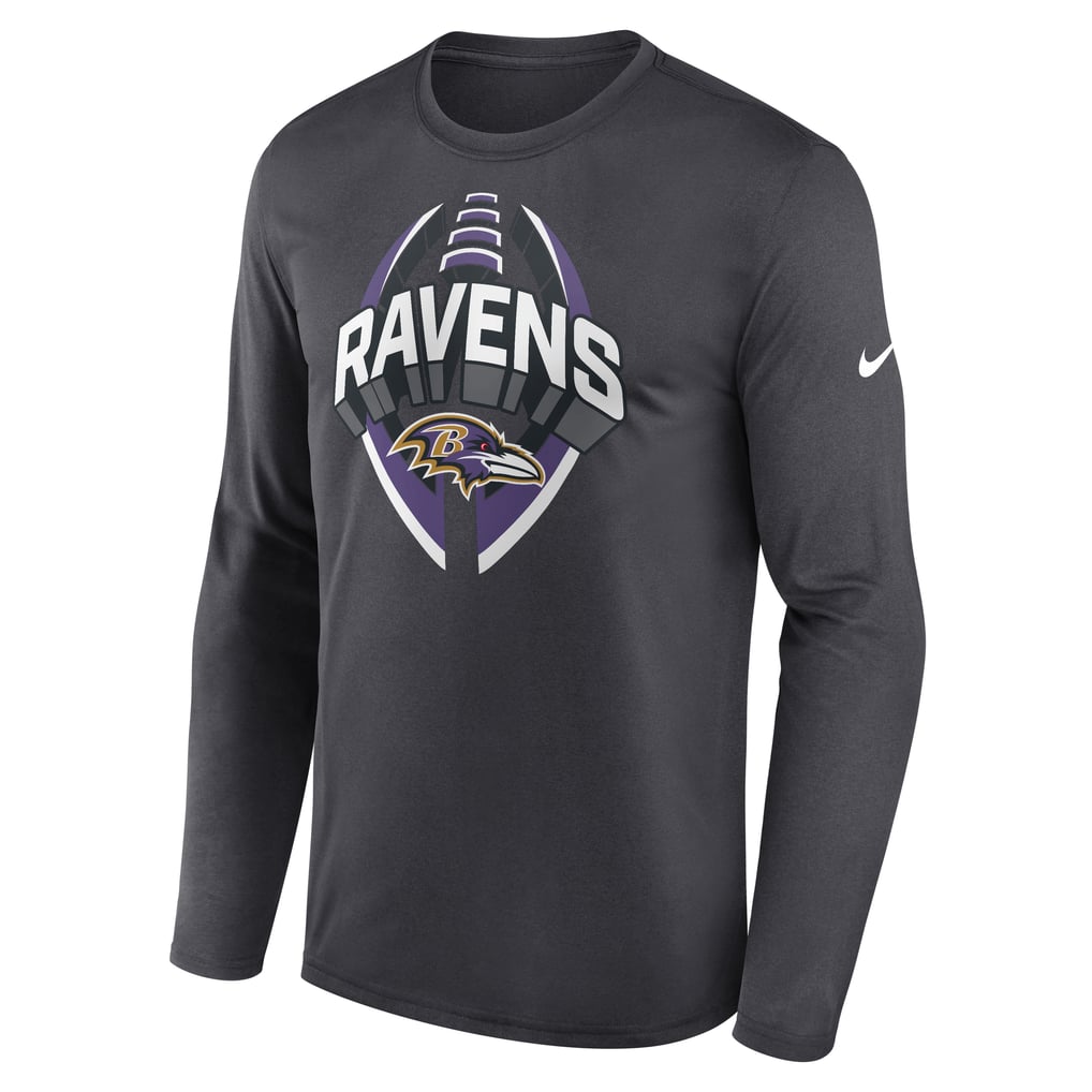 Baltimore Ravens Nike Primetime Legend Icon Performance Long Sleeve T-Shirt - Anthracite