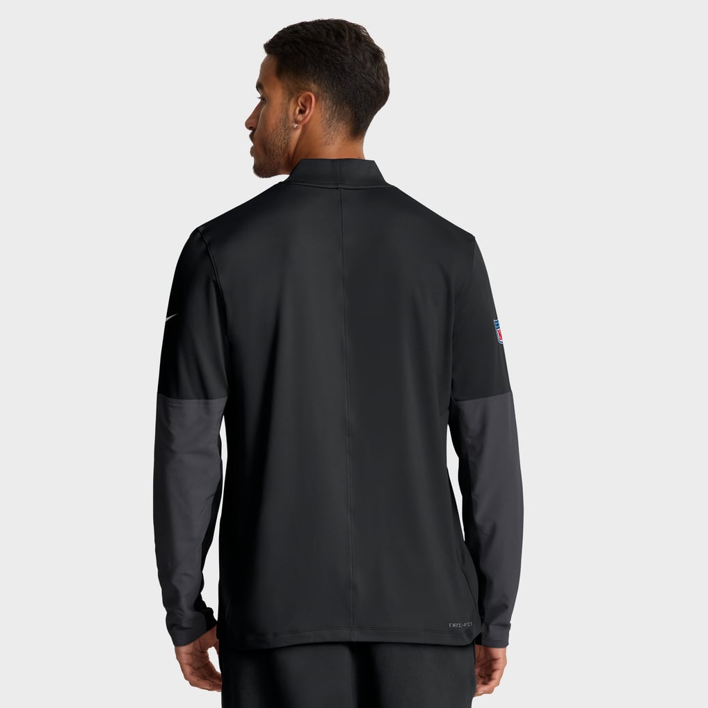 Baltimore Ravens Nike Sideline Dri-FIT Half-Zip Pullover - Black