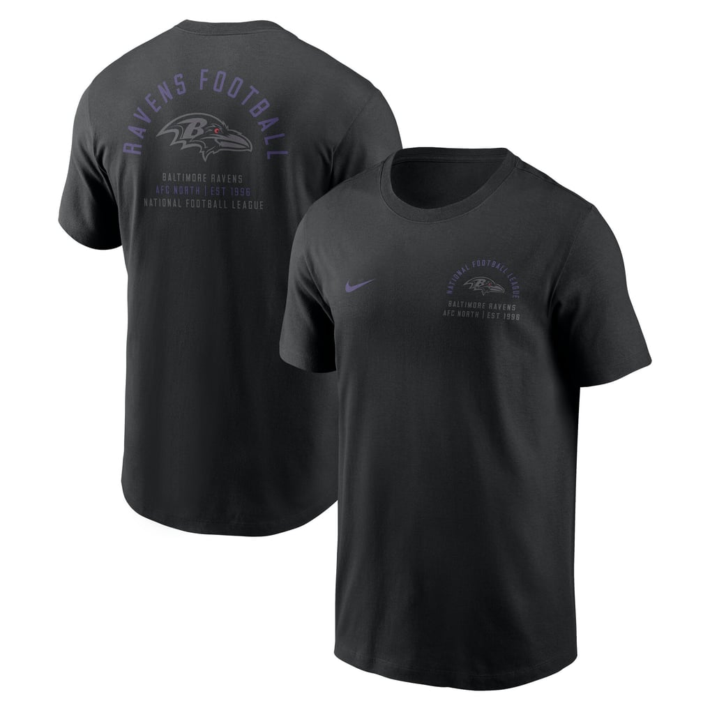 Baltimore Ravens Nike Split Logo T-Shirt - Black