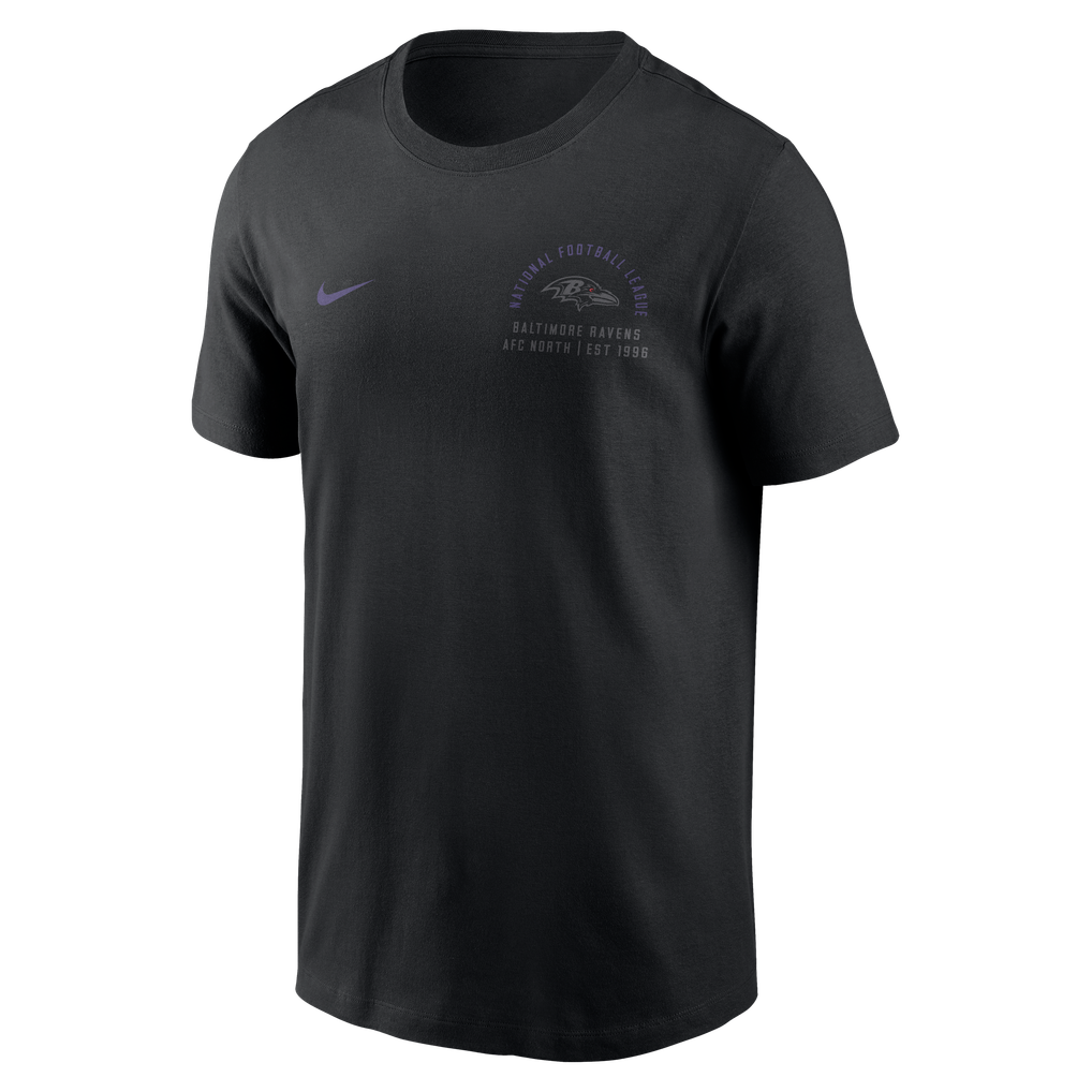 Baltimore Ravens Nike Split Logo T-Shirt - Black