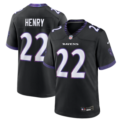 Derrick Henry Baltimore Ravens Nike Alternate Game Jersey - Black