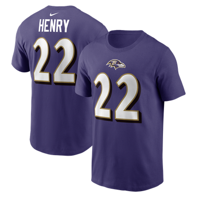 Derrick Henry Baltimore Ravens Nike Player Name & Number T-Shirt - Purple