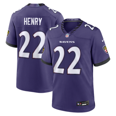 Derrick Henry Baltimore Ravens Nike Team Game Jersey - Purple