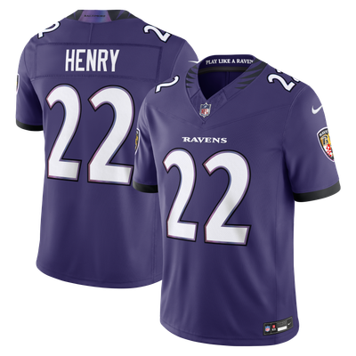 Derrick Henry Baltimore Ravens Nike Team Vapor F.U.S.E. Stitched Limited Jersey - Purple