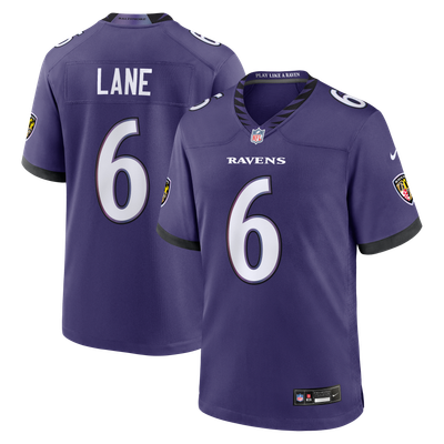 Ja'Kobi Lane Baltimore Ravens Nike Team Game Jersey - Purple