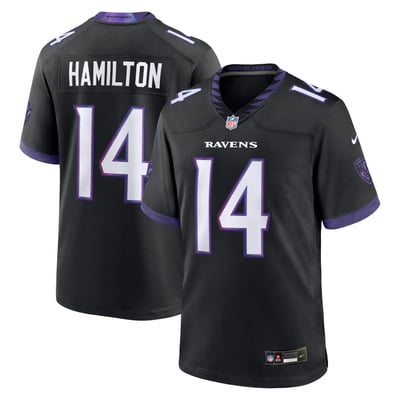 Kyle Hamilton Baltimore Ravens Nike Alternate Game Jersey - Black