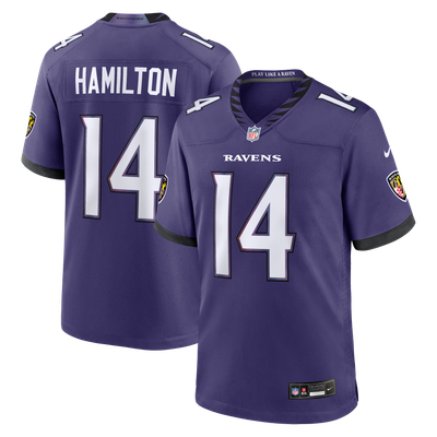 Kyle Hamilton Baltimore Ravens Nike Team Game Jersey - Purple