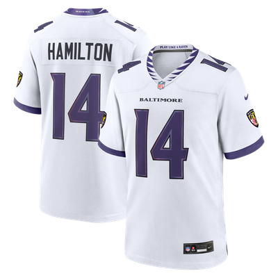Kyle Hamilton Baltimore Ravens Nike Game Jersey - White
