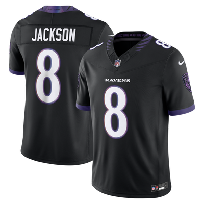 Lamar Jackson Baltimore Ravens Nike Alternate Alternate Vapor F.U.S.E. Stitched Limited Jersey - Black