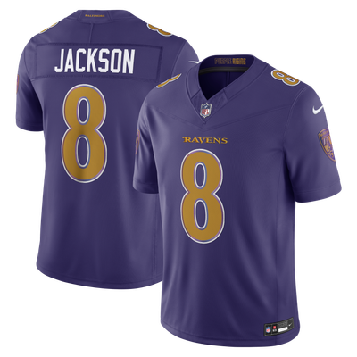 Lamar Jackson Baltimore Ravens Nike Alternate Vapor F.U.S.E. Stitched Limited Jersey - Purple