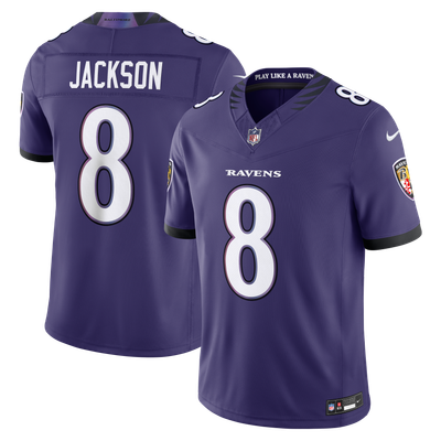Lamar Jackson Baltimore Ravens Nike Team Vapor F.U.S.E. Stitched Limited Jersey - Purple