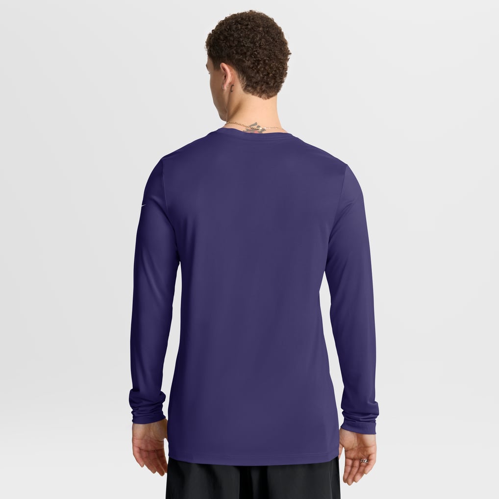 Baltimore Ravens Nike Primetime Legend Icon Performance Long Sleeve T-Shirt - Purple