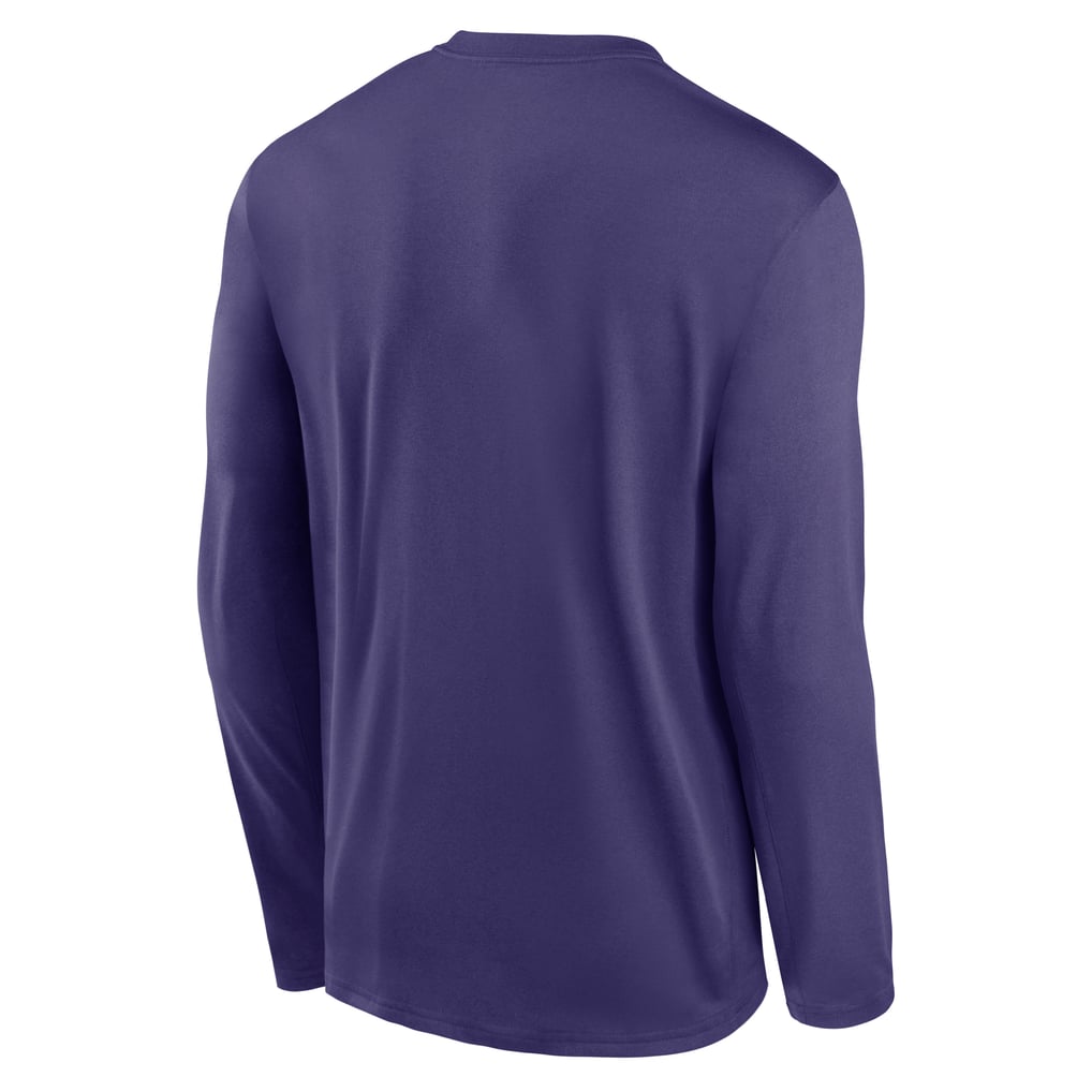 Baltimore Ravens Nike Primetime Legend Icon Performance Long Sleeve T-Shirt - Purple