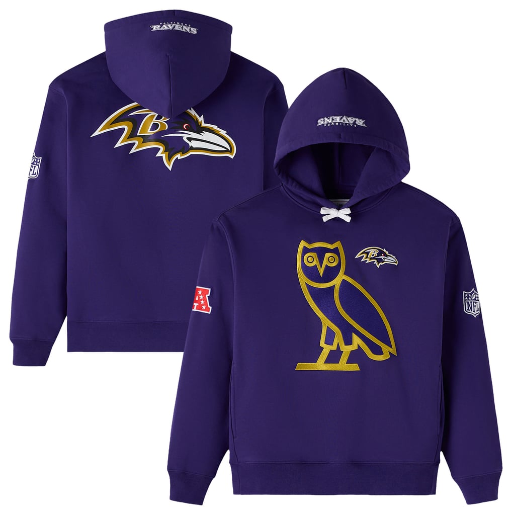 Baltimore Ravens OVO Icon Team Pullover Hoodie - Purple