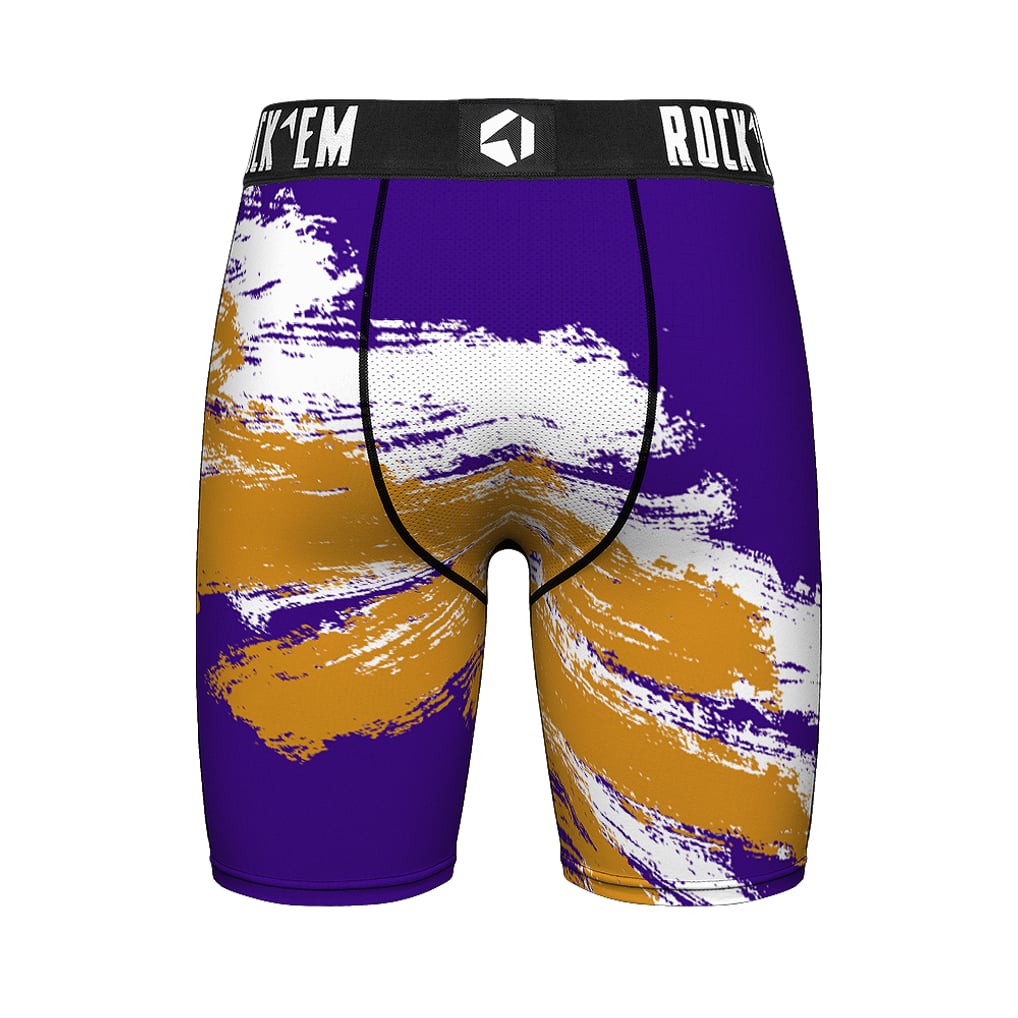  Baltimore Ravens Rock Em Socks Gridiron Classic Paint Boxer Briefs