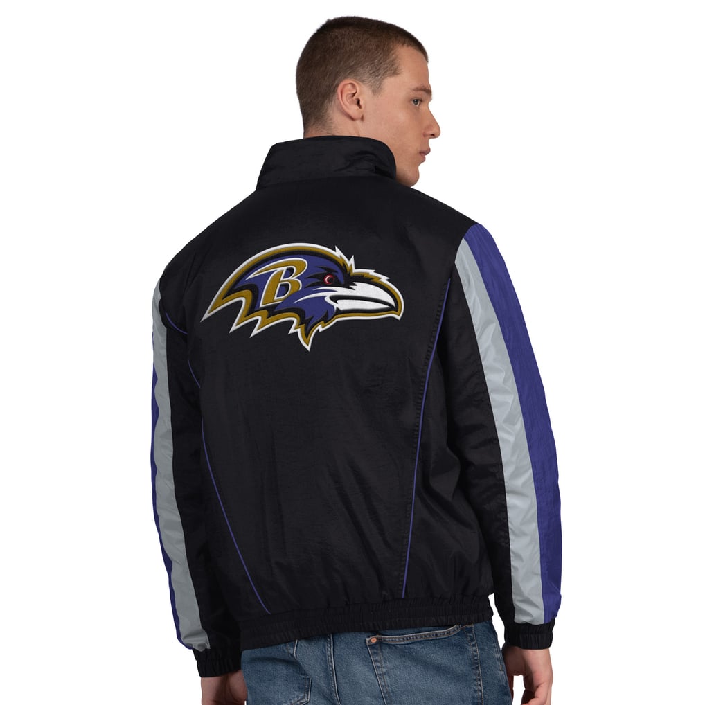  Baltimore Ravens Starter Thursday Night Gridiron Half-Zip Jacket - Black