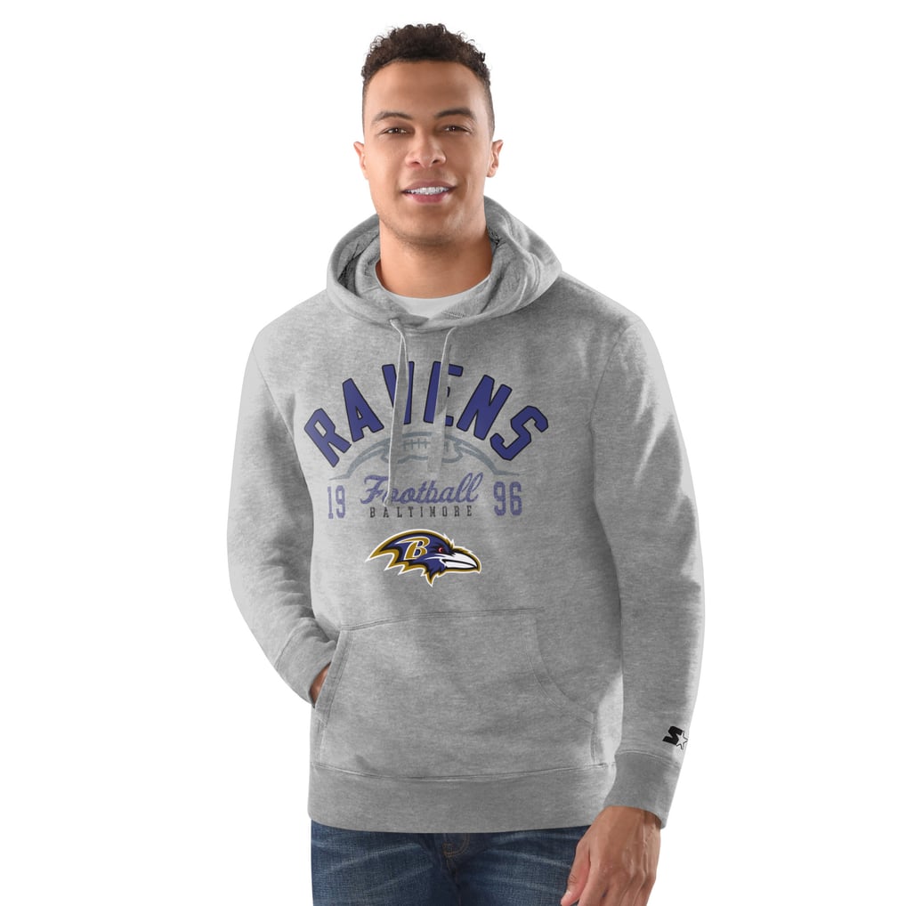  Baltimore Ravens Starter Pullover Hoodie - Gray
