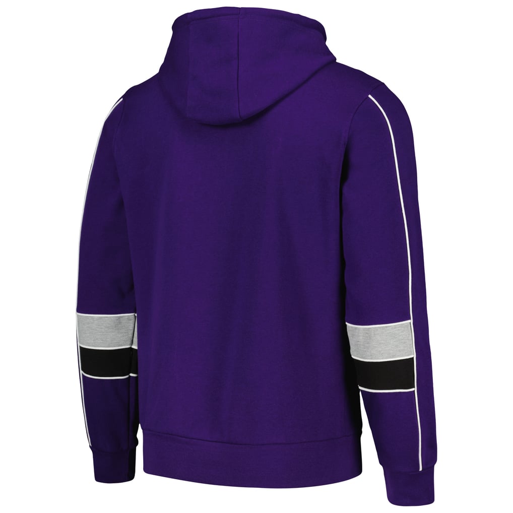 Baltimore Ravens Starter Captain Pullover Hoodie - Purple