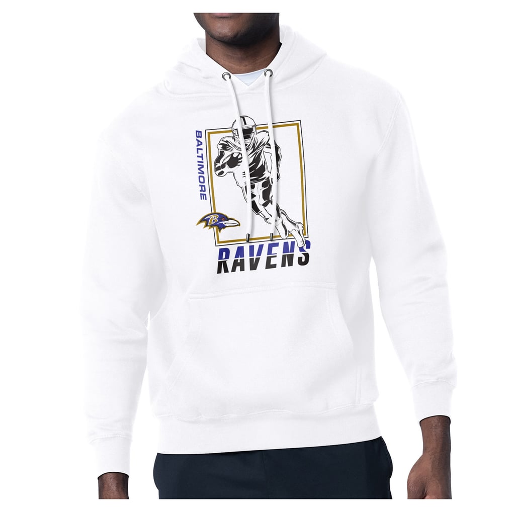 Baltimore Ravens Starter Player Grid Pullover Hoodie - White