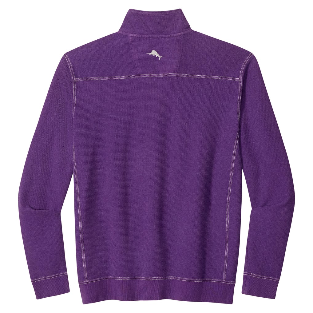  Baltimore Ravens Tommy Bahama Sport Tobago Half-Zip Pullover - Purple
