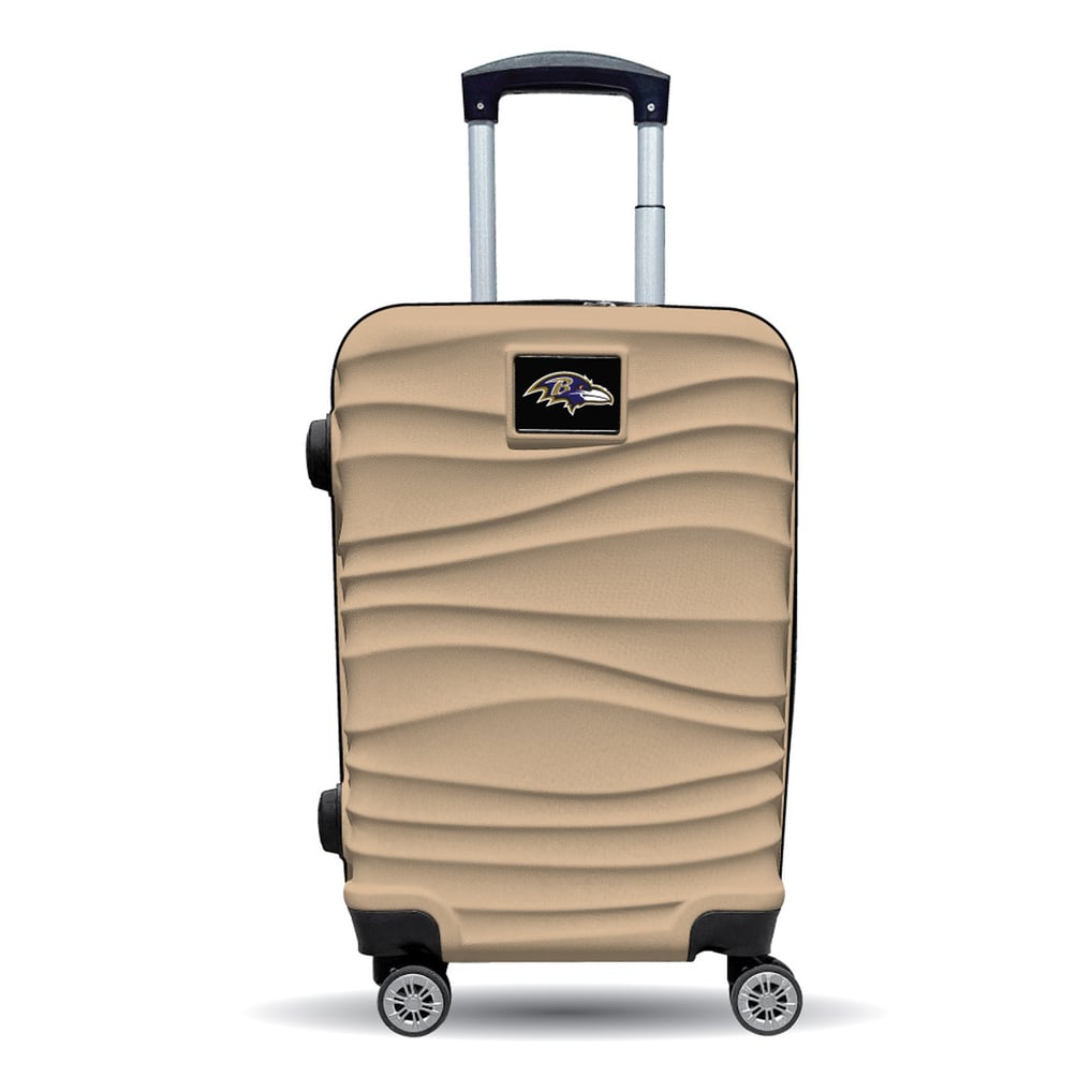 Baltimore Ravens MOJO Tan Color Blitz Carry-On Hardcase Spinner Luggage
