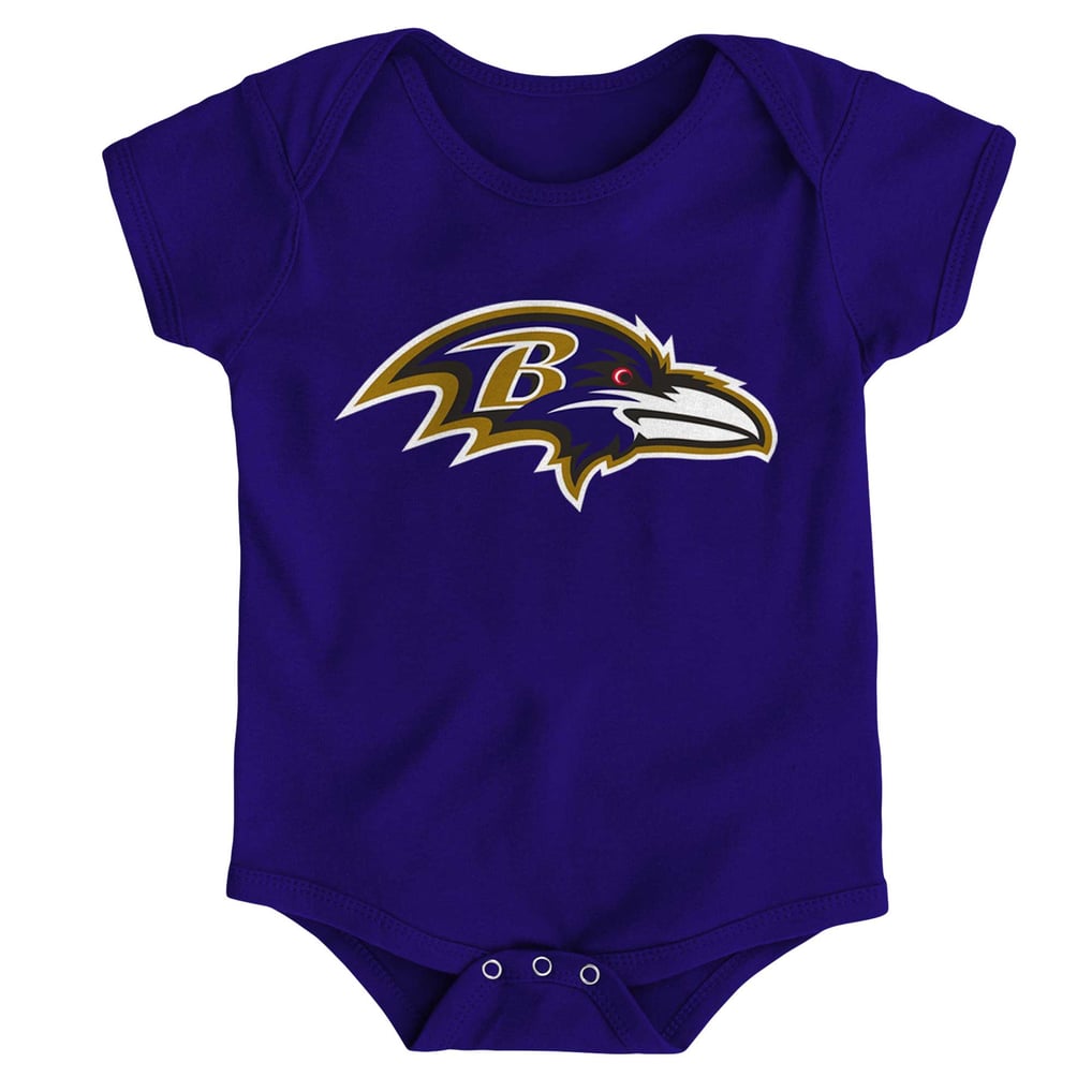Baltimore Ravens Newborn & Infant Team Logo Bodysuit - Purple