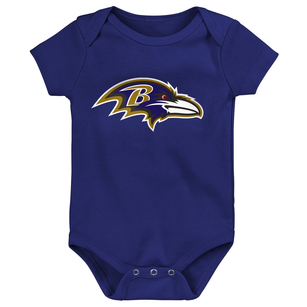 Baltimore Ravens Outerstuff Newborn Primary Logo Bodysuit - Purple