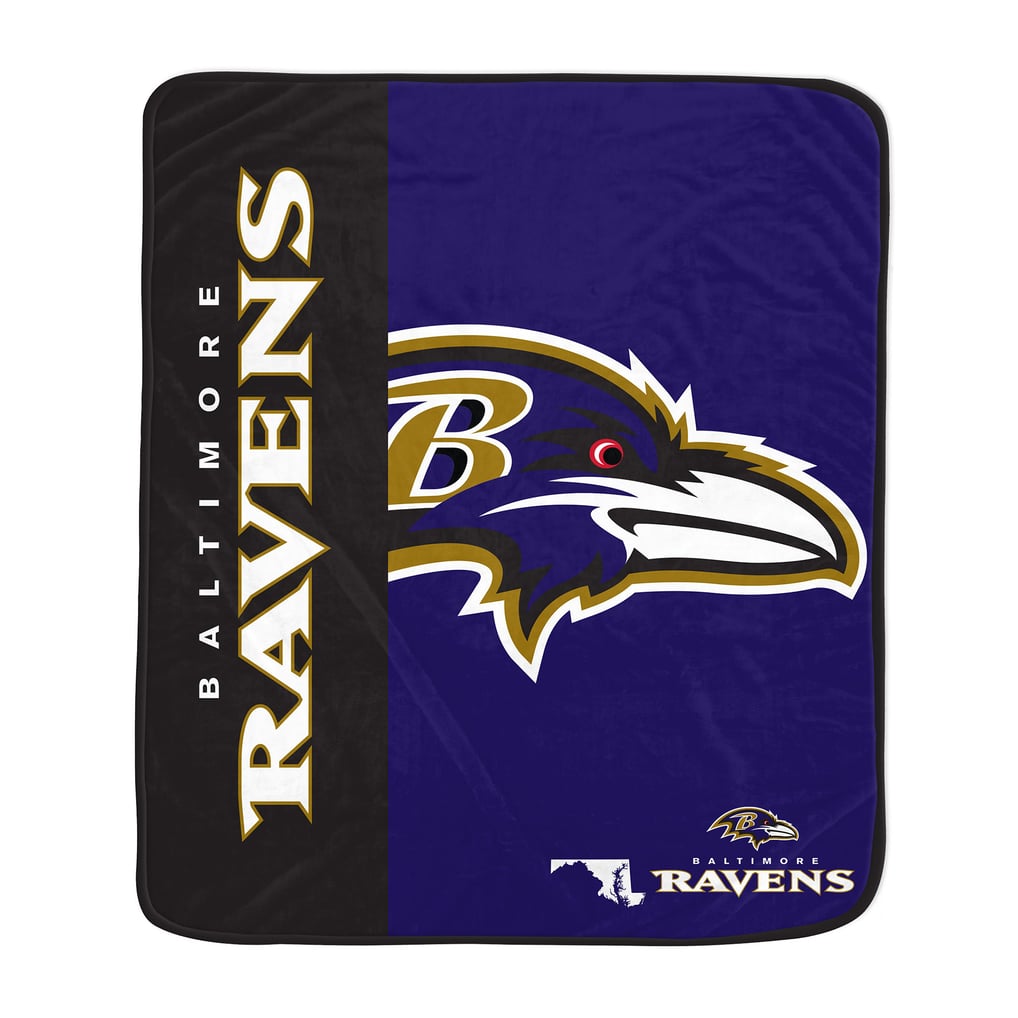 Baltimore Ravens Pegasus 50" x 60" Endzone Ultra Soft Throw Blanket