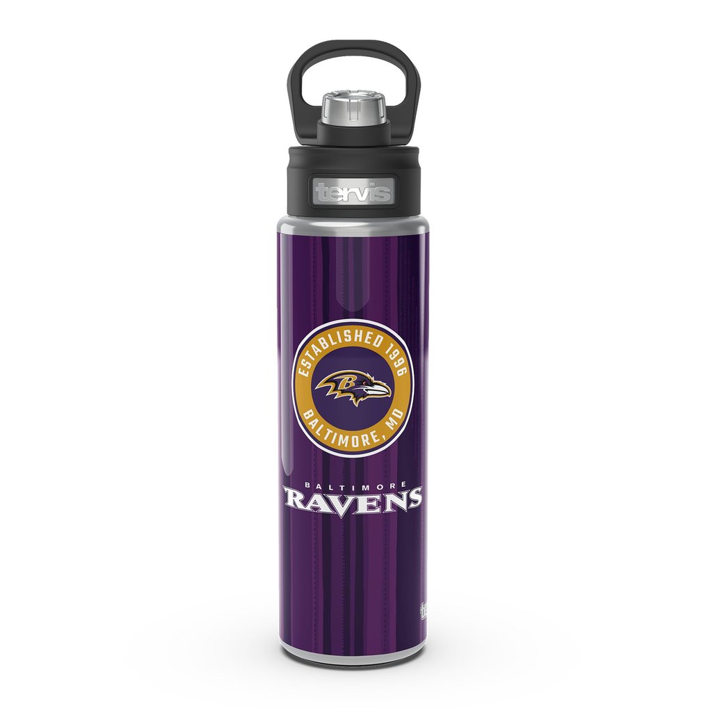 Baltimore Ravens Tervis 24oz. All In Wide Mouth Water Bottle