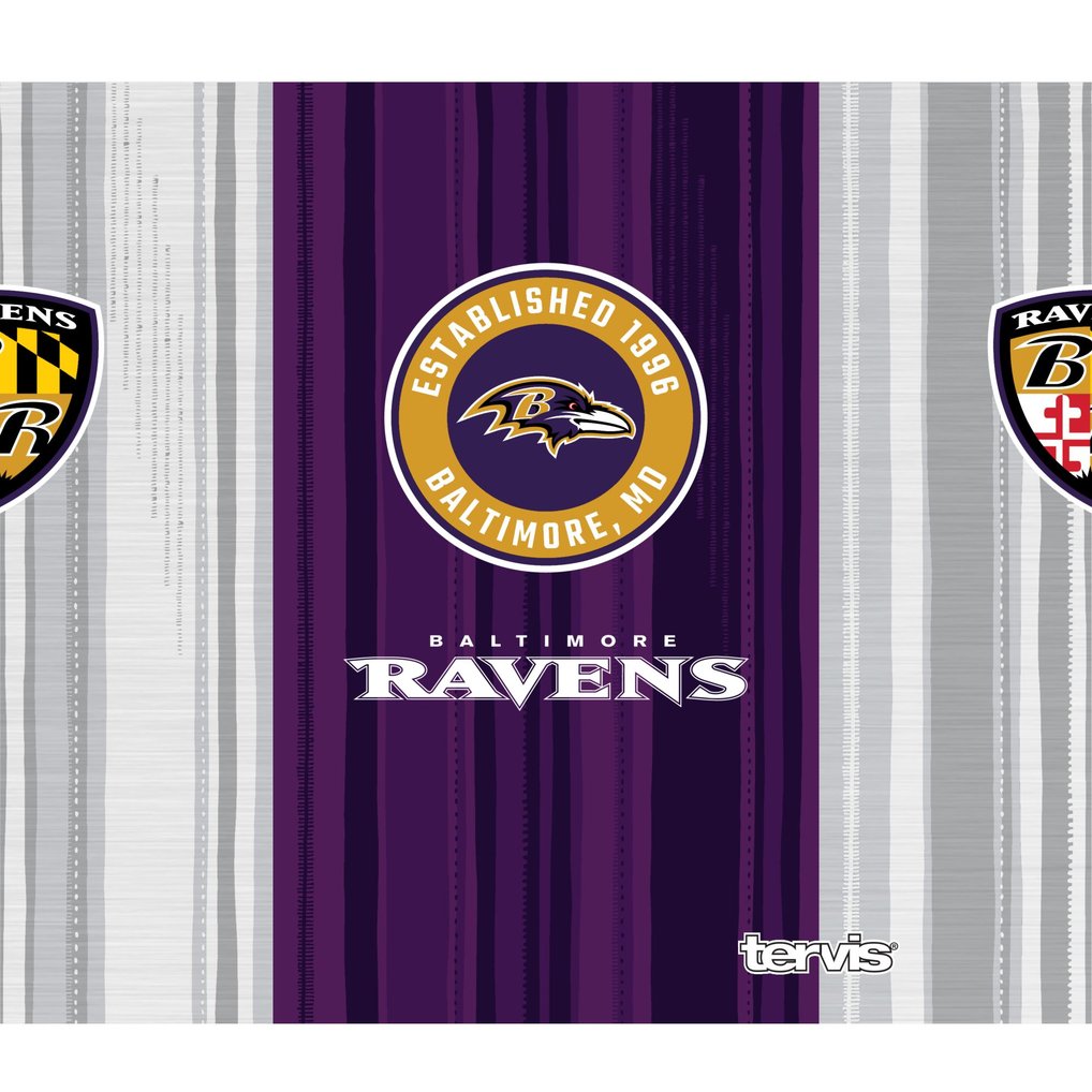 Baltimore Ravens Tervis 24oz. All In Wide Mouth Water Bottle