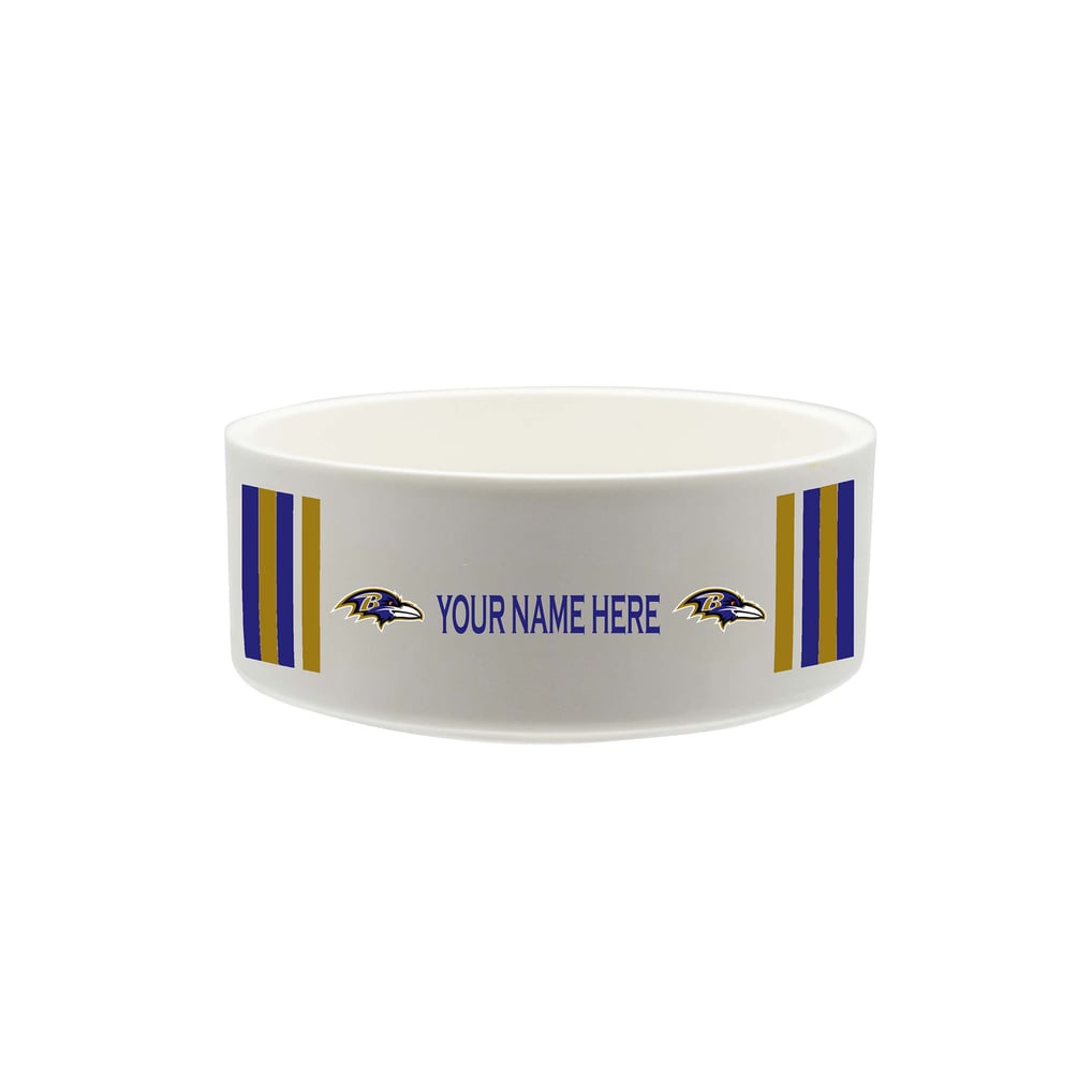 Baltimore Ravens The Memory Company 35oz. Personalized Ceramic Pet Bowl