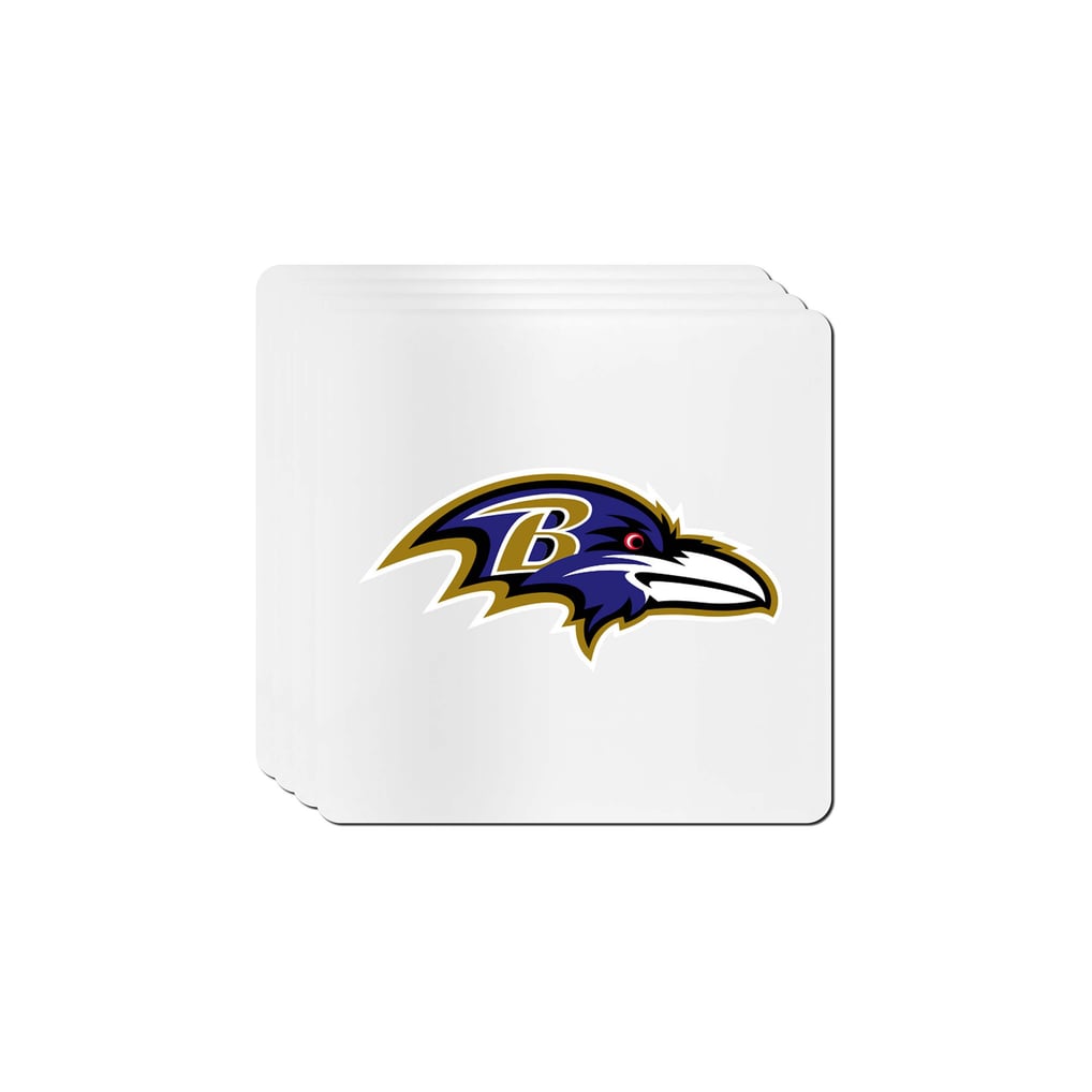 Baltimore Ravens The Memory Company Square Ceramic Coaster Set