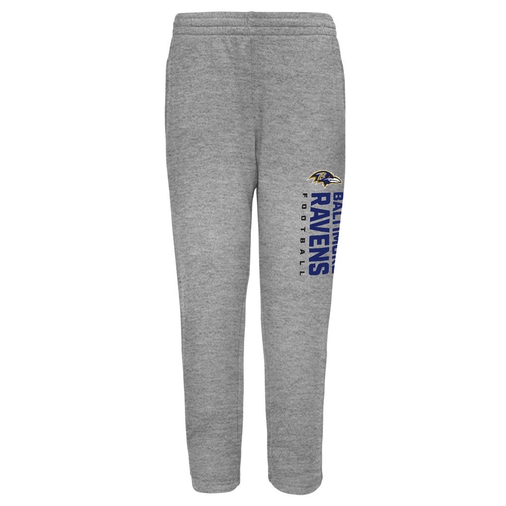  Baltimore Ravens Outerstuff Toddler Crewneck Sweatshirt & Pants Set - Heather Gray