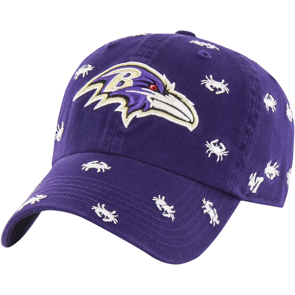 Baltimore Ravens '47 Confetti Clean Up Adjustable Hat - Purple