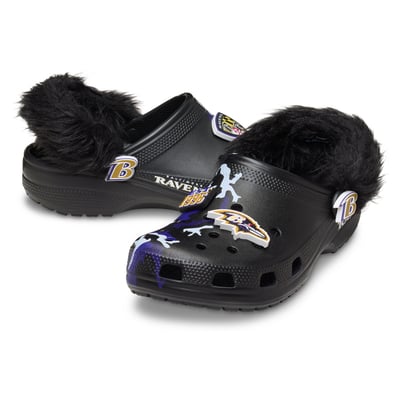  Baltimore Ravens Crocs Unisex  Classic Clog