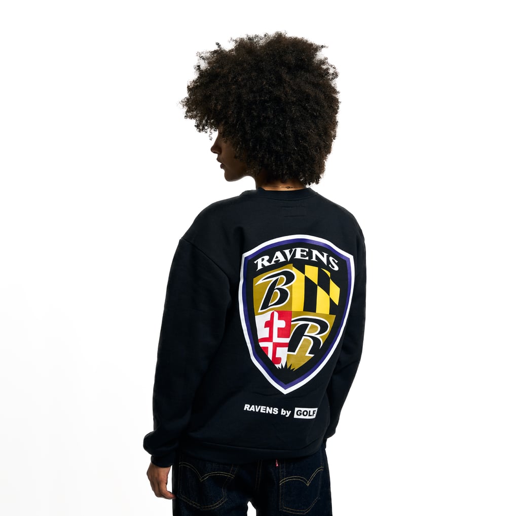 Baltimore Ravens Golf Wang Unisex Sweatshirt  - Black