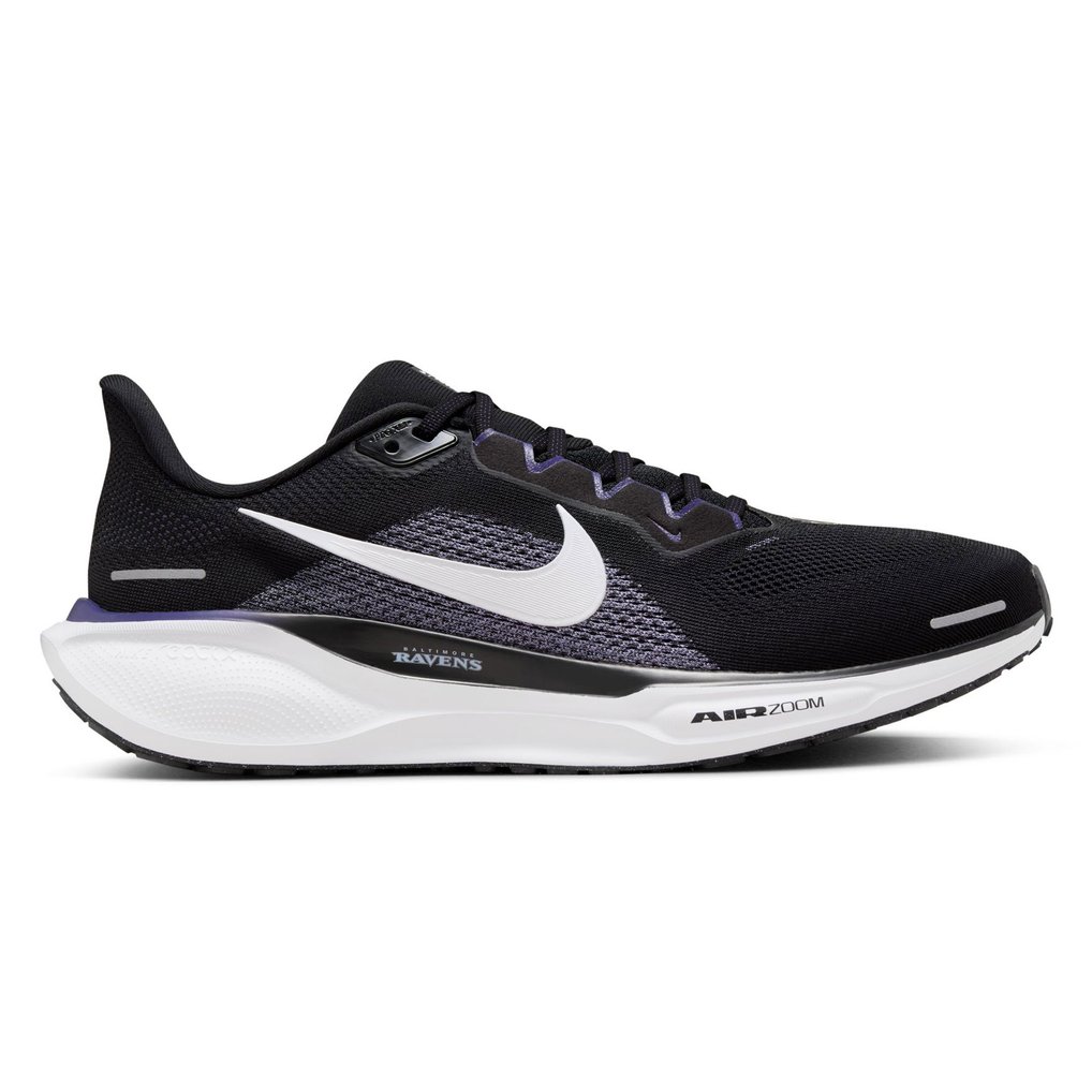 Baltimore Ravens Nike Unisex Zoom Pegasus 41 Running Shoes - Black