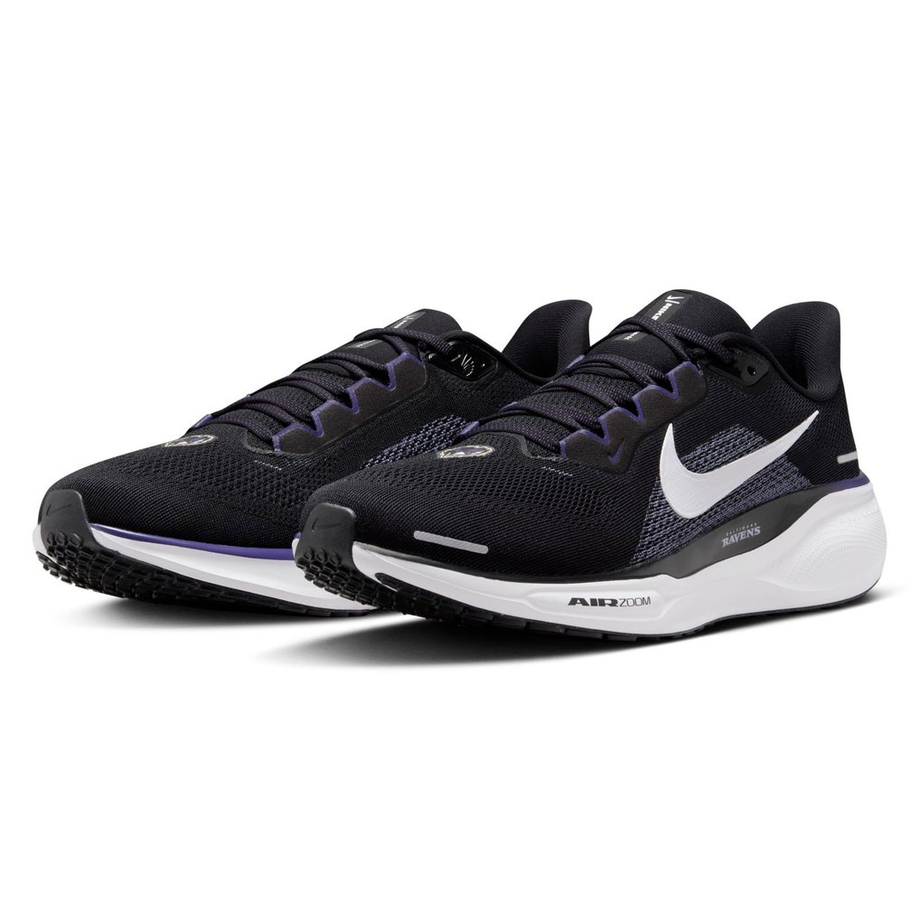 Baltimore Ravens Nike Unisex Zoom Pegasus 41 Running Shoes - Black