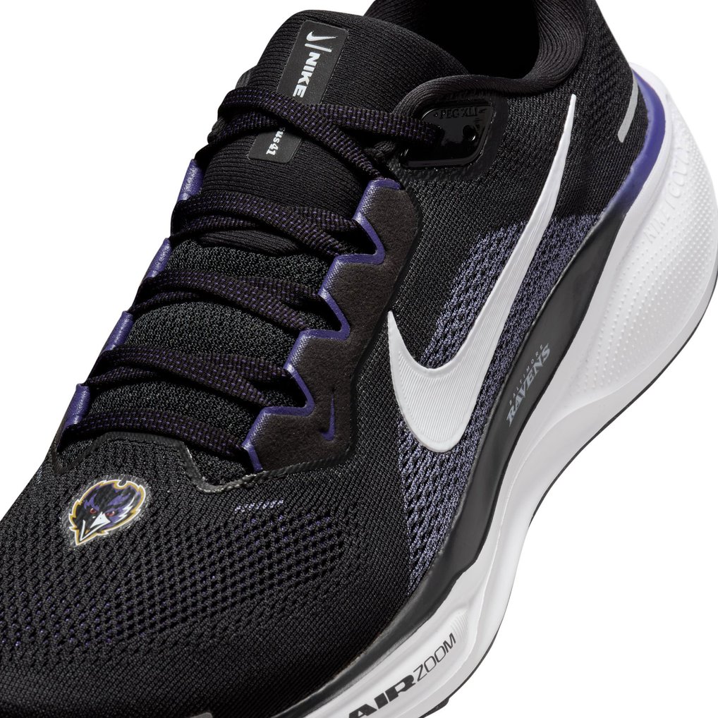 Baltimore Ravens Nike Unisex Zoom Pegasus 41 Running Shoes - Black