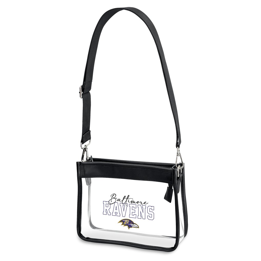  Baltimore Ravens WEAR by Erin Andrews Plastic Chain Mini Crossbody Bag